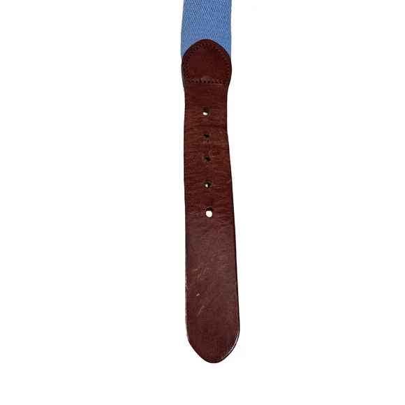 Philadelphia Cricket Country Club Golf Course Belt Women’s 30 Blue Embroidered